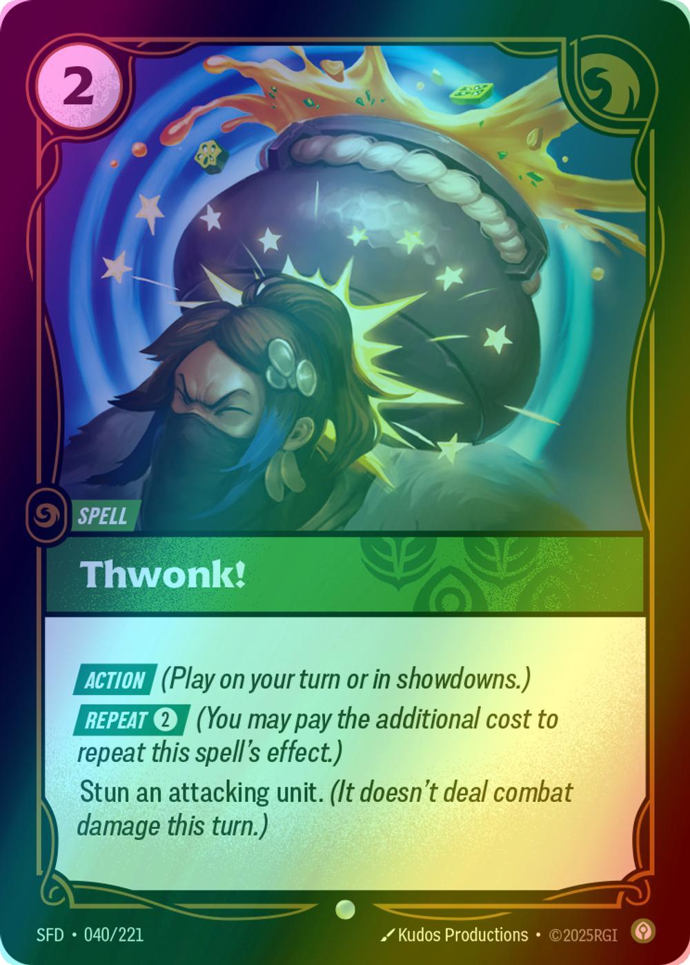 Thwonk! - 040/221 [Spiritforged] [Foil]