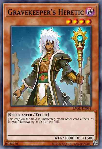 Gravekeeper's Heretic - LVAL-EN084 - Rare - Unlimited