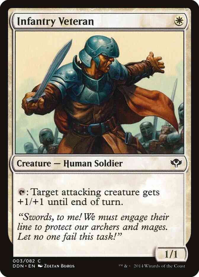 Infantry Veteran [3] [Duel Decks Speed vs Cunning] [Non-Foil]