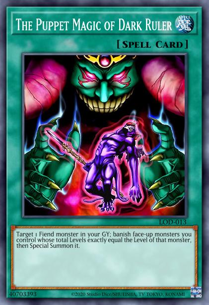 The Puppet Magic of Dark Ruler - SBCB-EN192 - Common - 1st Edition