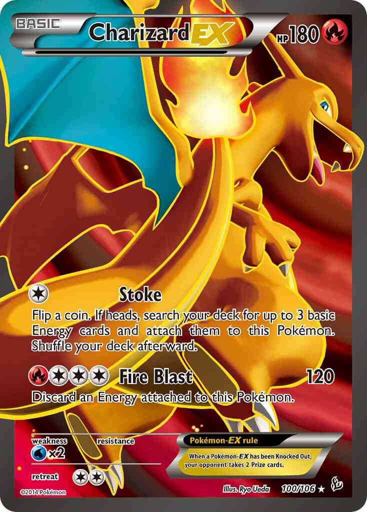 Charizard-EX - 100/106 - Rare Ultra [xy2-100] [Ultra]