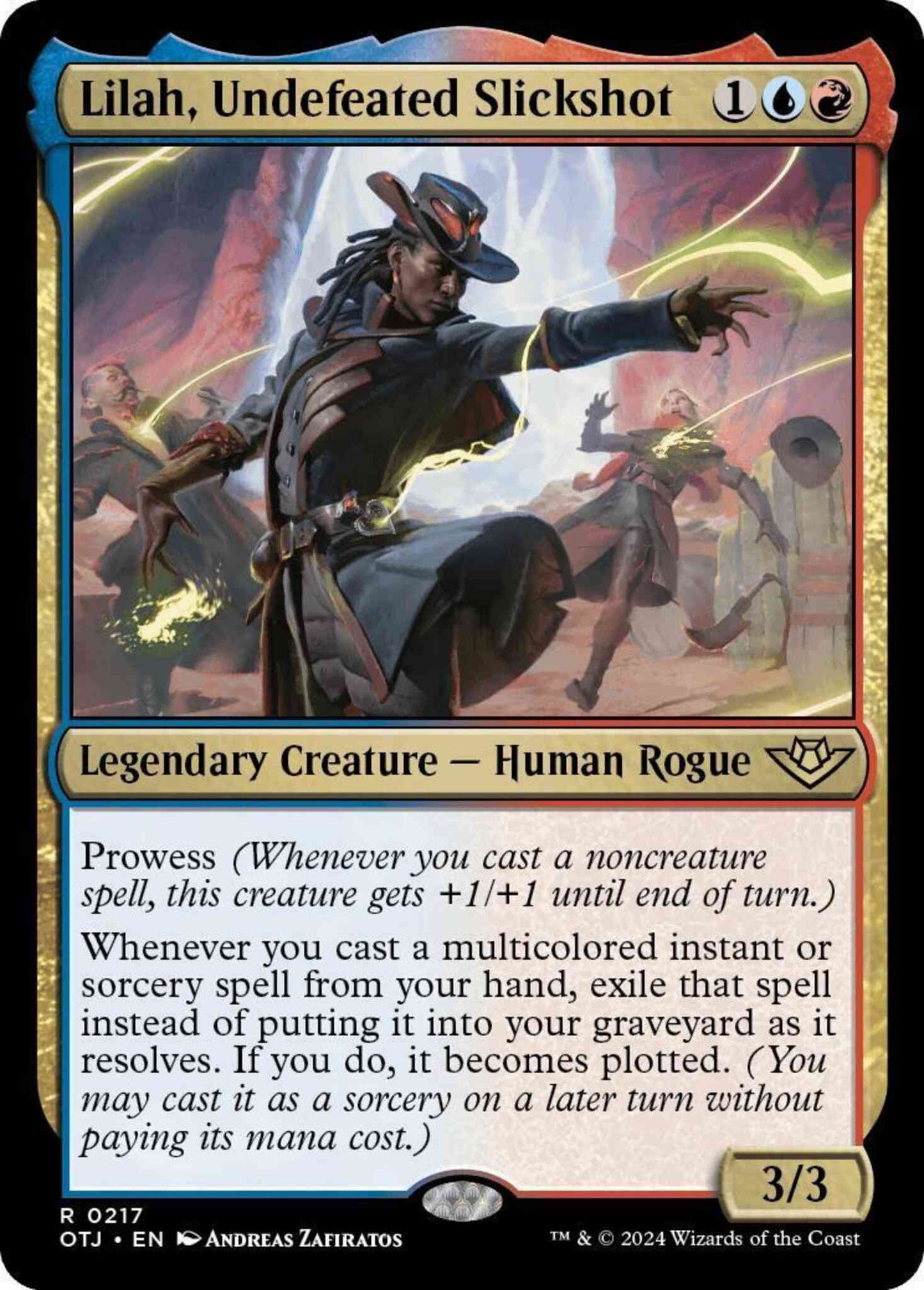 Lilah, Undefeated Slickshot [217] [Outlaws of Thunder Junction] [Non-Foil]