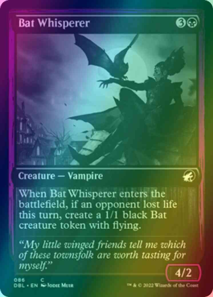 Bat Whisperer [86] [Innistrad: Double Feature] [Foil]