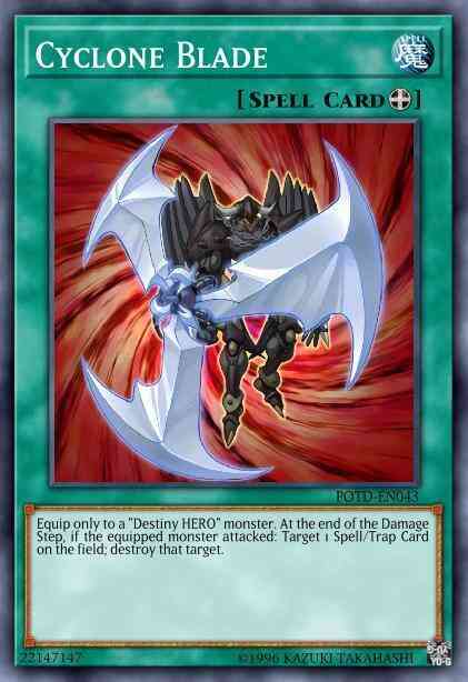 Cyclone Blade - POTD-EN043 - Rare - Unlimited