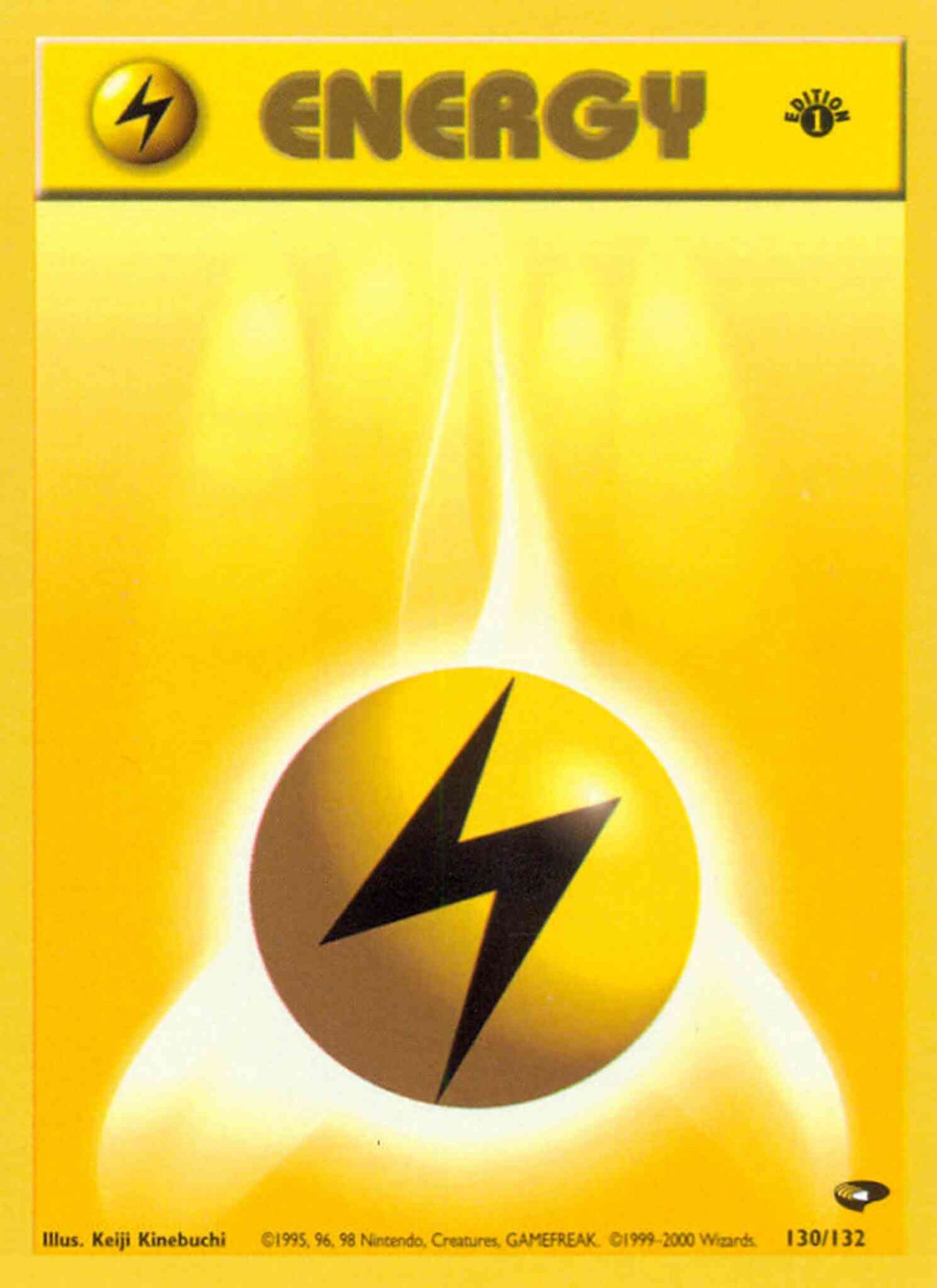 Lightning Energy - 130/132 - Common - 1st Edition [gym2-130] [Non-Holo]