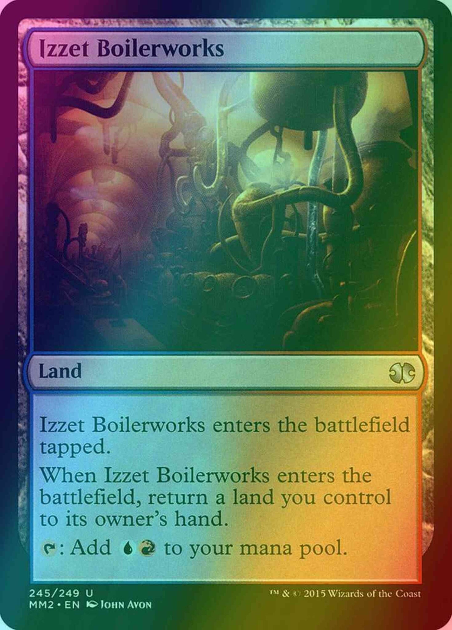 Izzet Boilerworks [245] [Modern Masters 2015] [Foil]