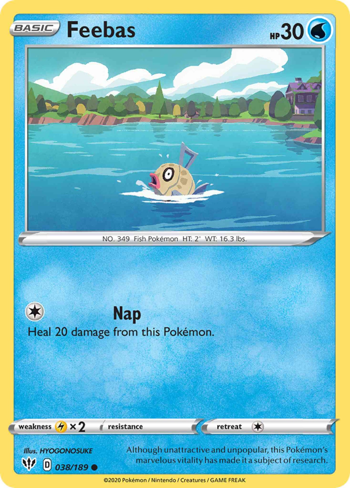 Feebas - 038/189 - Common [swsh3-038] [Non-Holo]