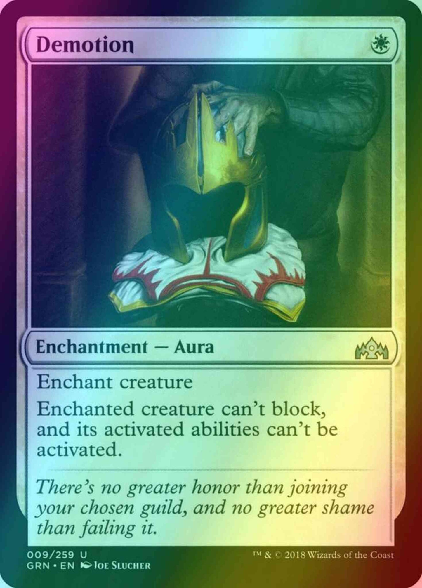 Demotion [9] [Guilds of Ravnica] [Foil]