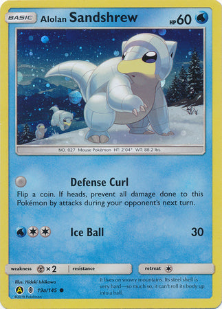 Alolan Sandshrew - 19a/145 - Promo [sm2msp-19a] [Cosmos Holo]
