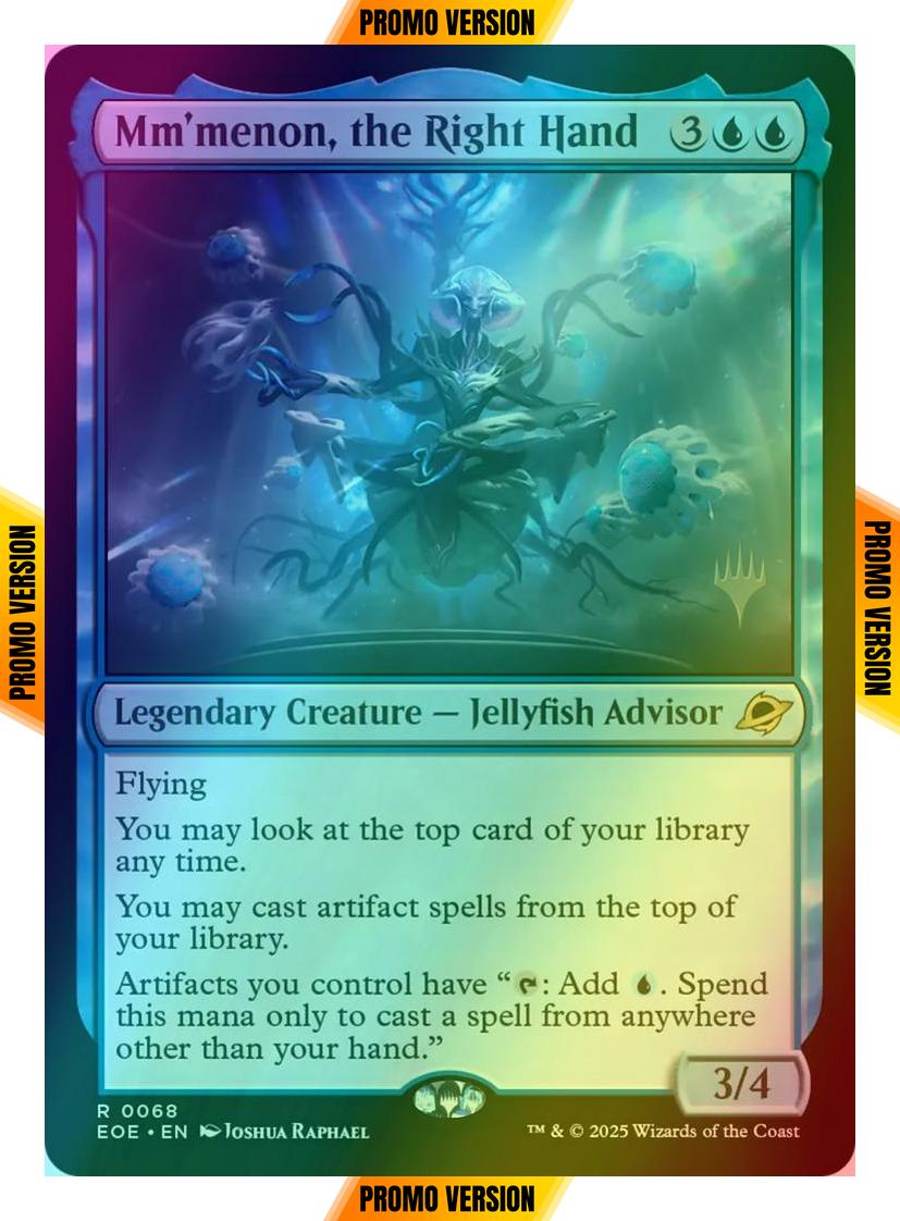Mm'menon, the Right Hand [68p] [Promo Pack] [Edge of Eternities: Promos] [Foil]