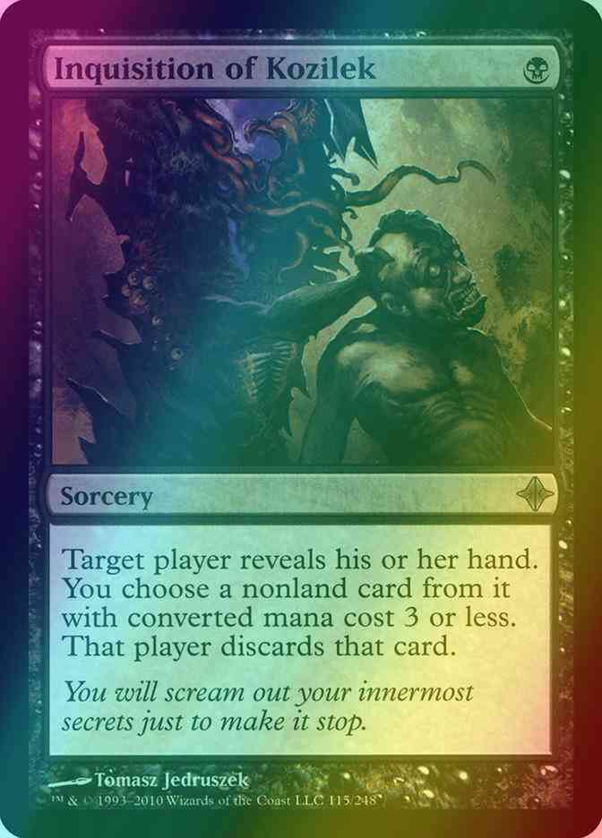 Inquisition of Kozilek [115] [Rise Of The Eldrazi] [Foil]