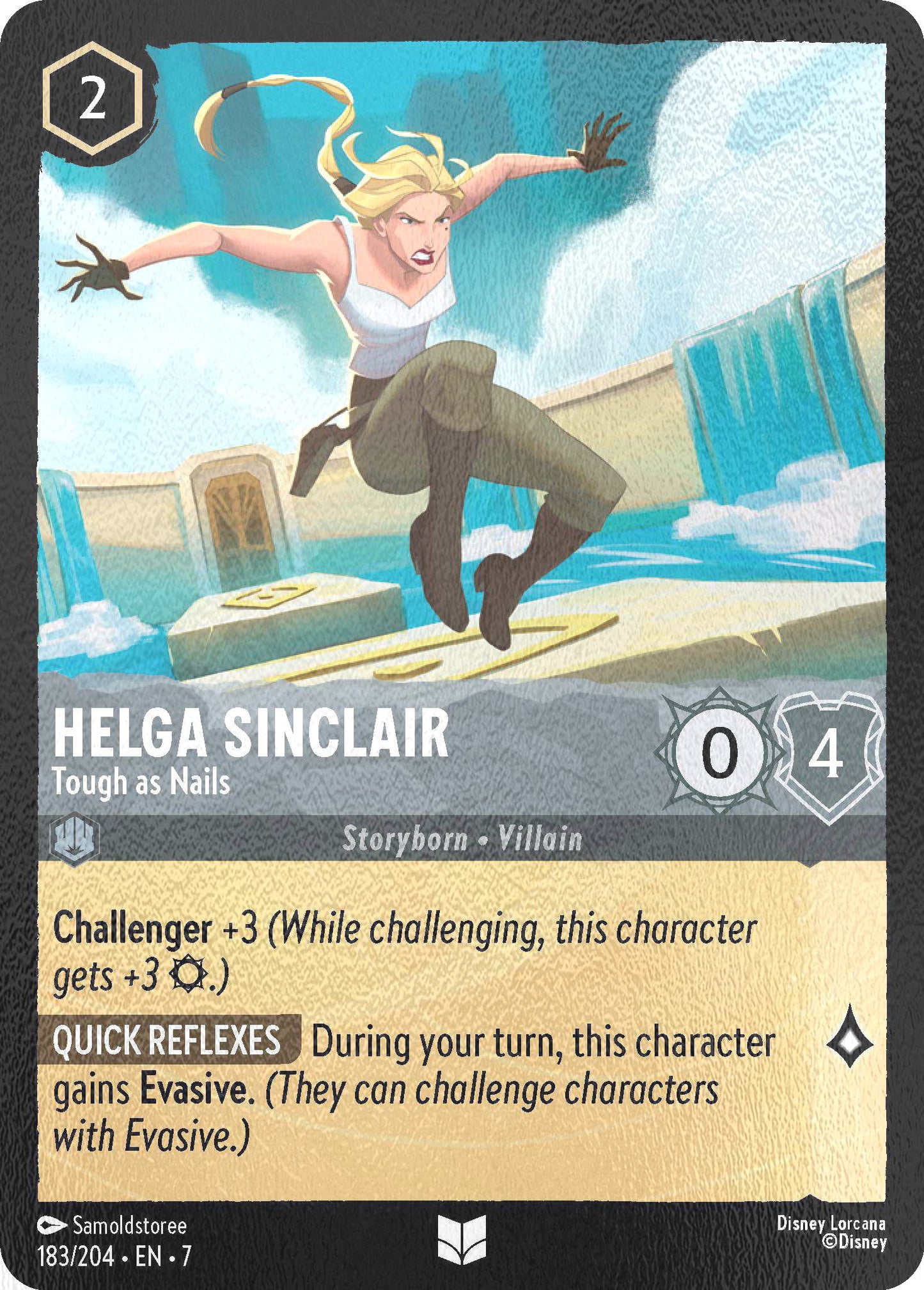 Helga Sinclair - Tough as Nails - 183/204 [Archazia's Island] [Cold Foil]
