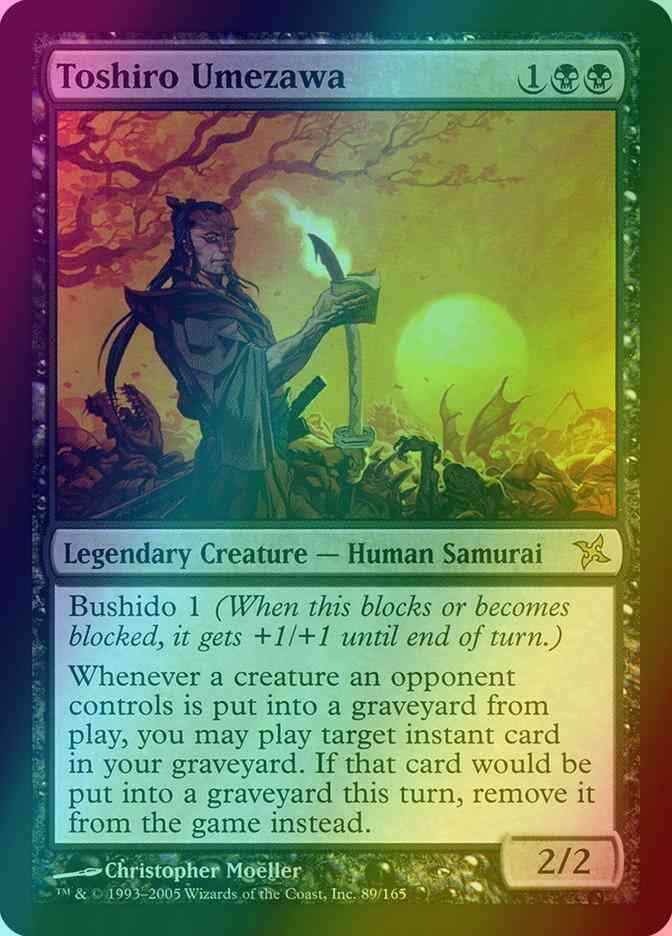 Toshiro Umezawa [89] [Betrayers of Kamigawa] [Foil]