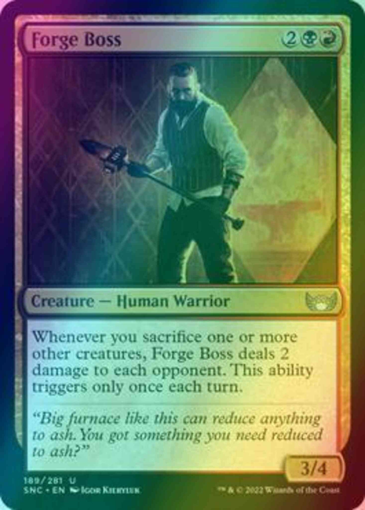 Forge Boss [189] [Streets of New Capenna] [Foil]