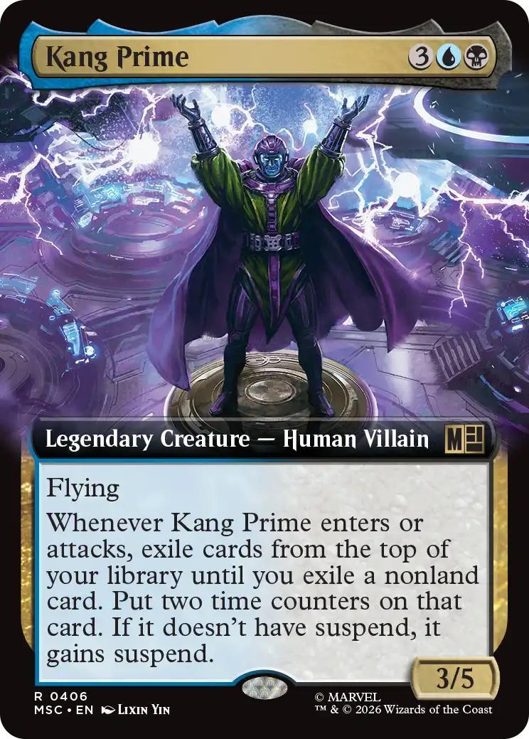 Kang Prime [406] [Extended Art] [Marvel Super Heroes: Commander] [Non-Foil]