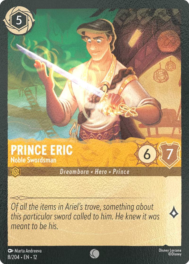 Prince Eric - Noble Swordsman - 8/204 [Wilds Unknown] [Cold Foil]