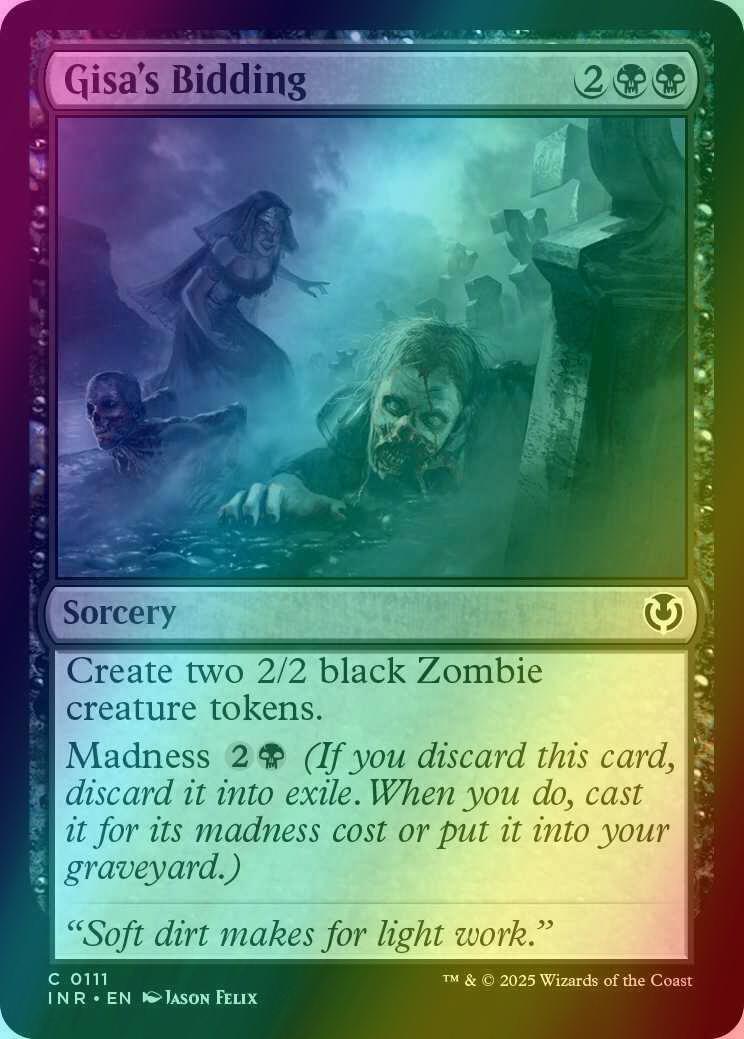 Gisa's Bidding [111] [Innistrad Remastered] [Foil]