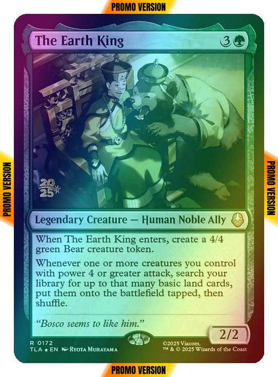 The Earth King [172s] [Prerelease] [Avatar: The Last Airbender: Promos] [Foil]