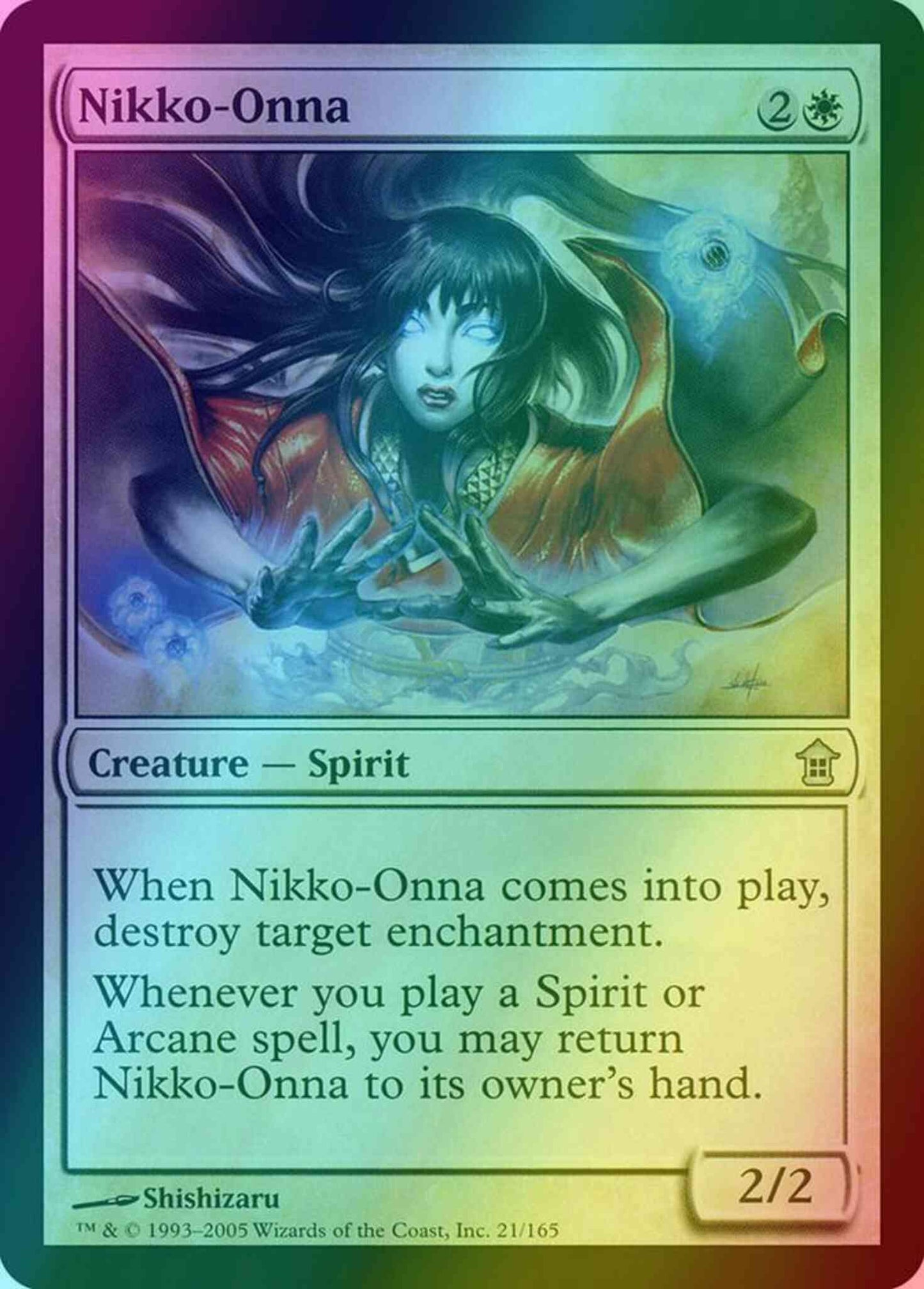 Nikko-Onna [21] [Saviors of Kamigawa] [Foil]