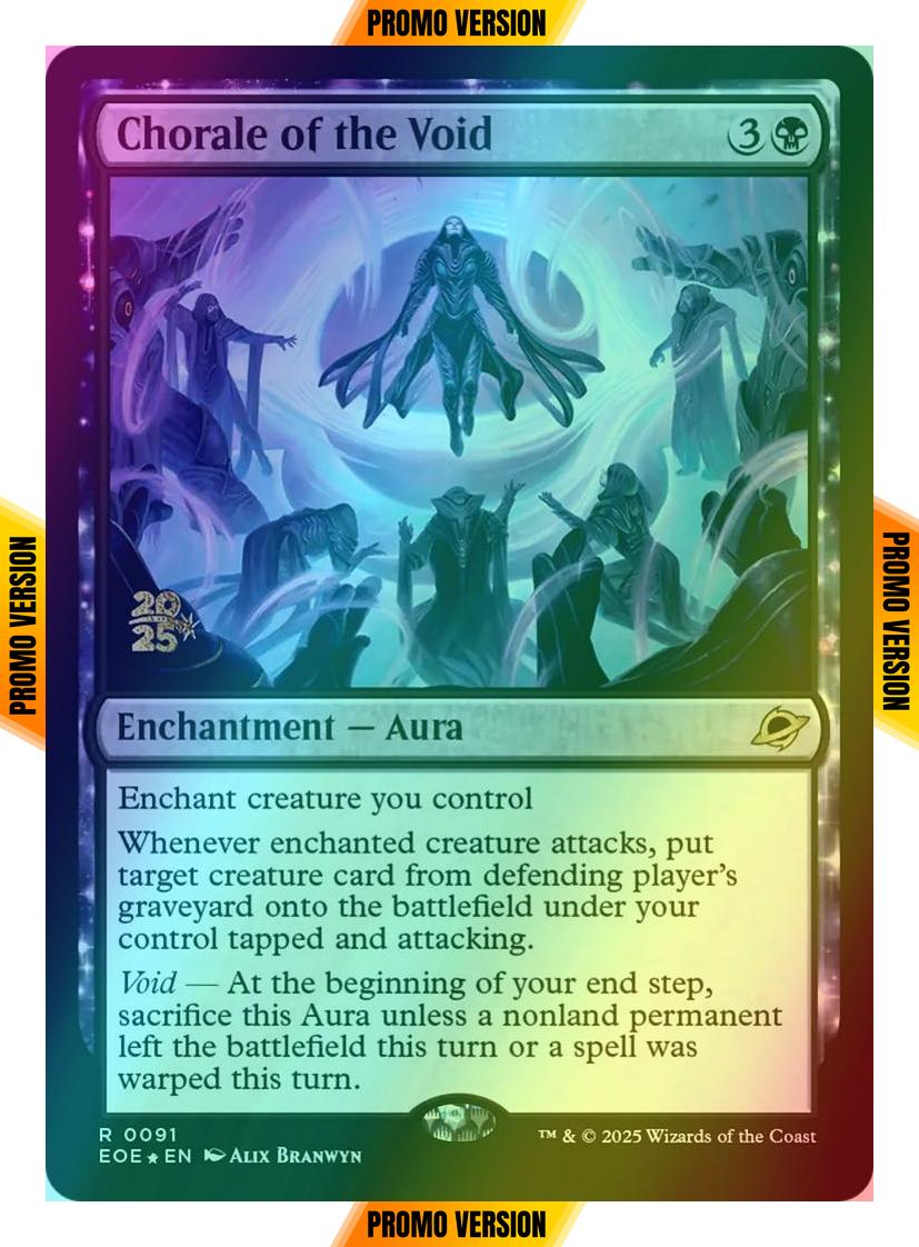 Chorale of the Void [91s] [Prerelease] [Edge of Eternities: Promos] [Foil]