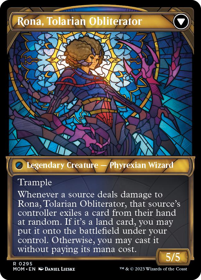 Rona, Herald of Invasion // Rona, Tolarian Obliterator [295] [Planar Showcase] [March of the Machine] [Non-Foil]