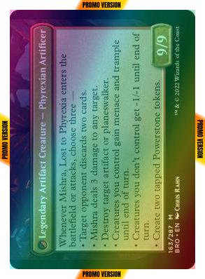 Phyrexian Dragon Engine // Mishra, Lost to Phyrexia [163as] [Prerelease] [The Brothers' War: Promos] [Foil]