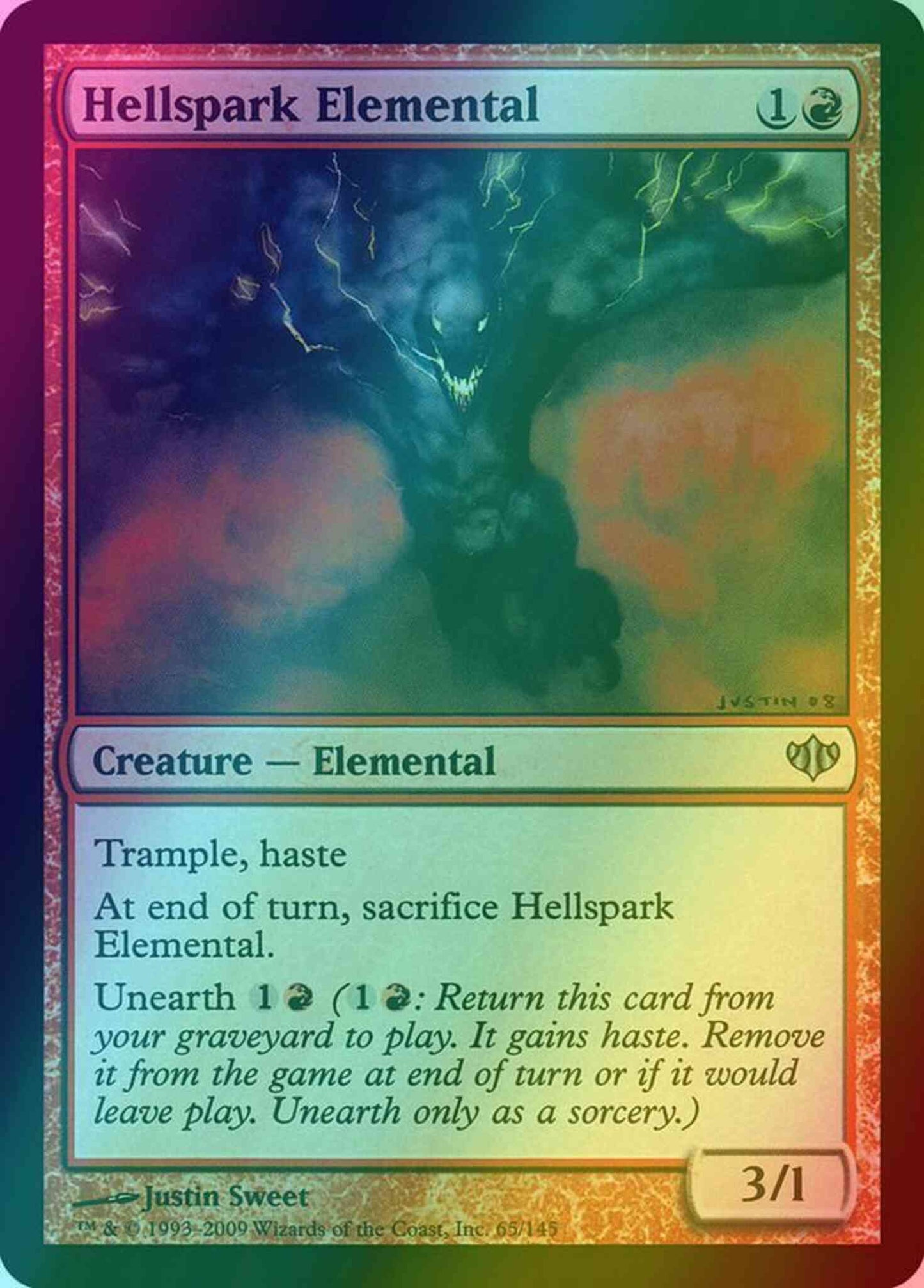 Hellspark Elemental [65] [Conflux] [Foil]