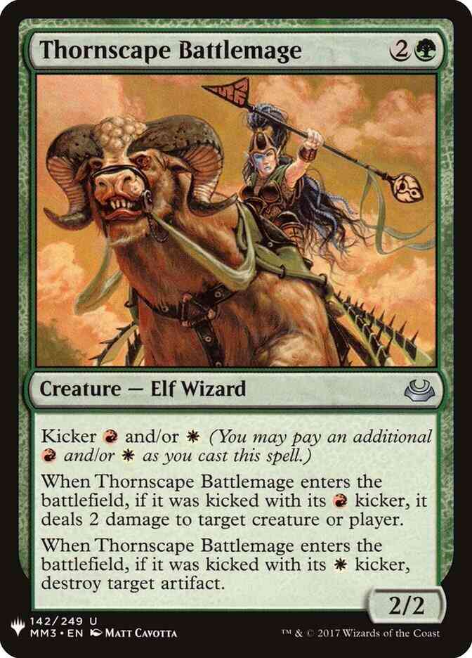 Thornscape Battlemage [MM3-142] [The List] [Non-Foil]