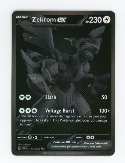Zekrom ex — Black White Rare — ID 19000
