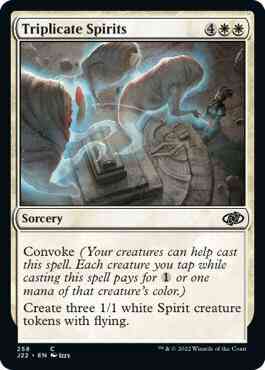 Triplicate Spirits [258] [Jumpstart 2022] [Non-Foil]