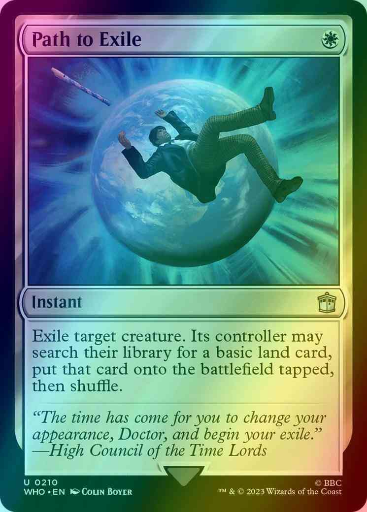 Path to Exile [210] [Universes Beyond: Doctor Who] [Foil]