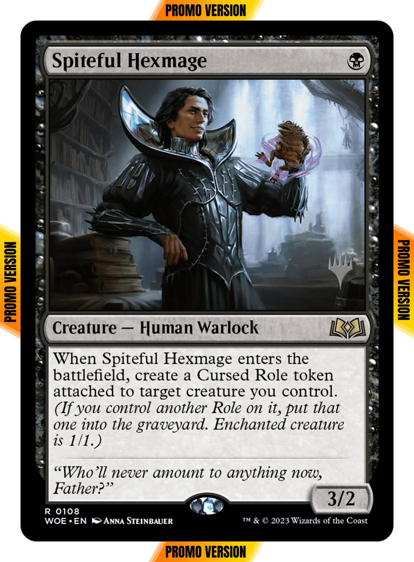 Spiteful Hexmage [108p] [Promo Pack] [Wilds of Eldraine: Promos] [Non-Foil]