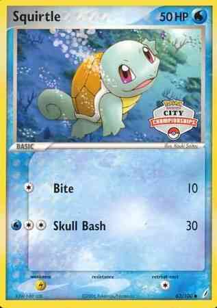 Squirtle - 63/100 - Promo [City Championships 2007] [EX14MSP-63] [Non-Holo]