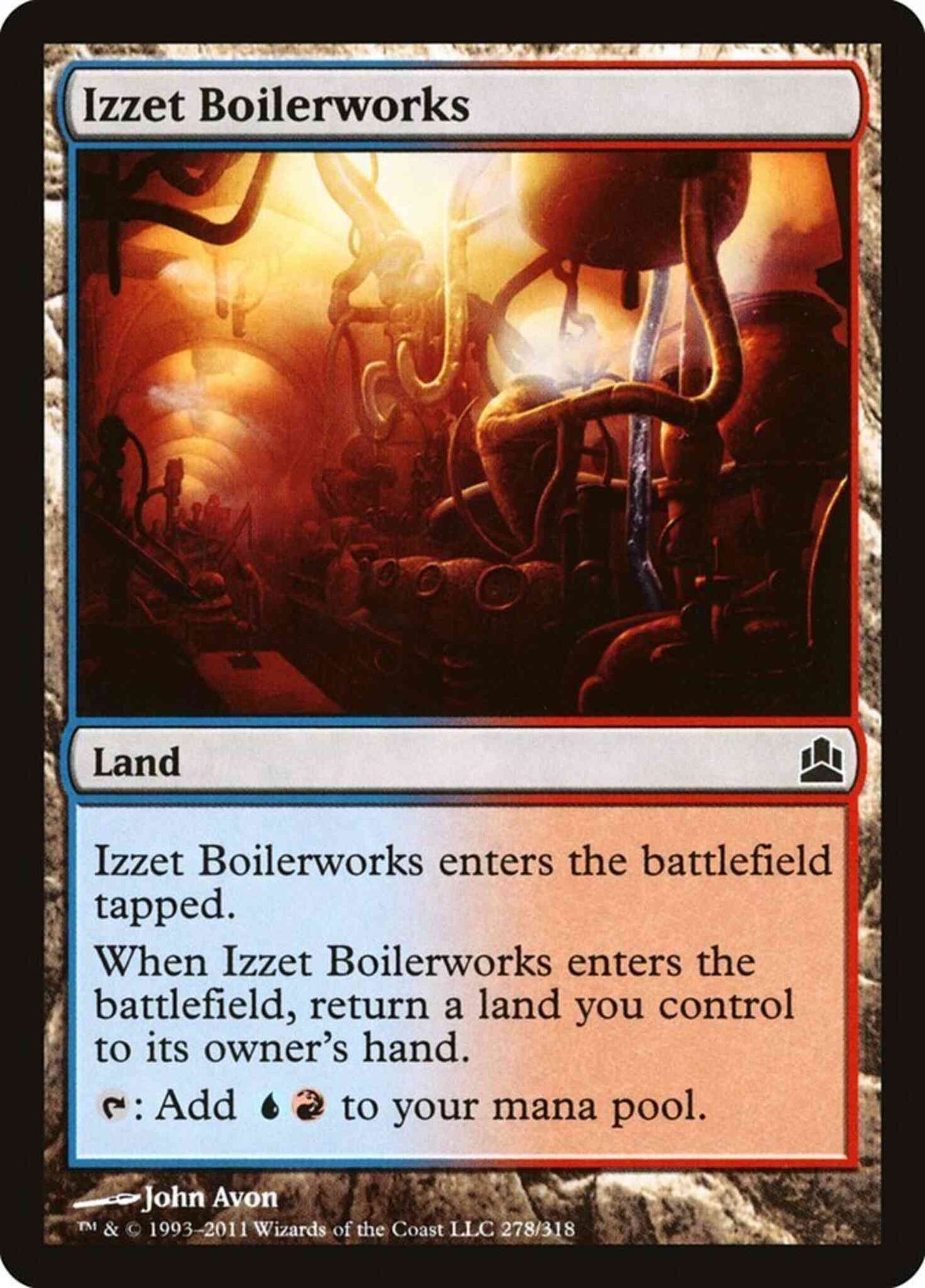 Izzet Boilerworks [278] [Commander 2011] [Non-Foil]