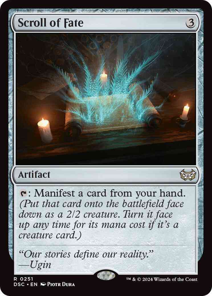 Scroll of Fate [251] [Duskmourn: House of Horror: Commander] [Non-Foil]