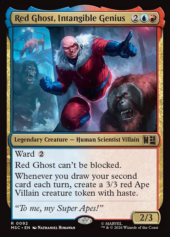 Red Ghost, Intangible Genius [92] [Marvel Super Heroes: Commander] [Non-Foil]