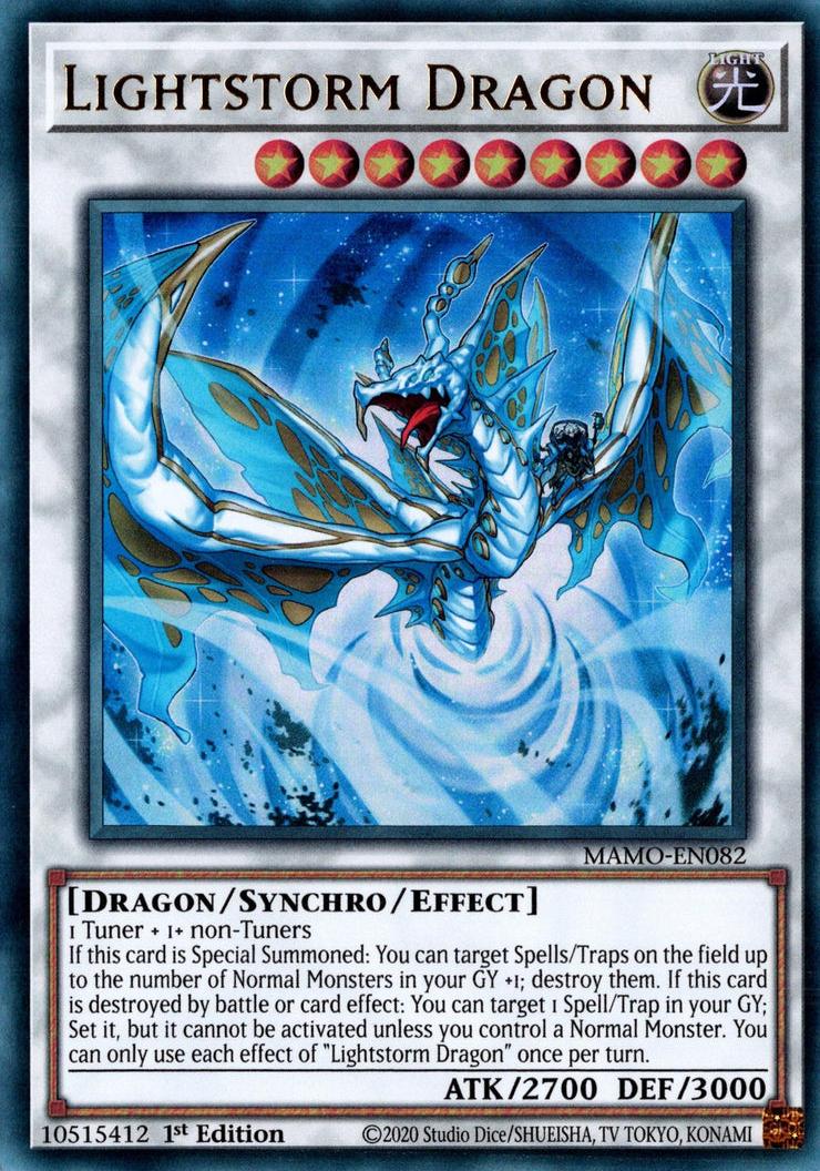 Lightstorm Dragon - MAMO-EN082 - Ultra Rare - 1st Edition