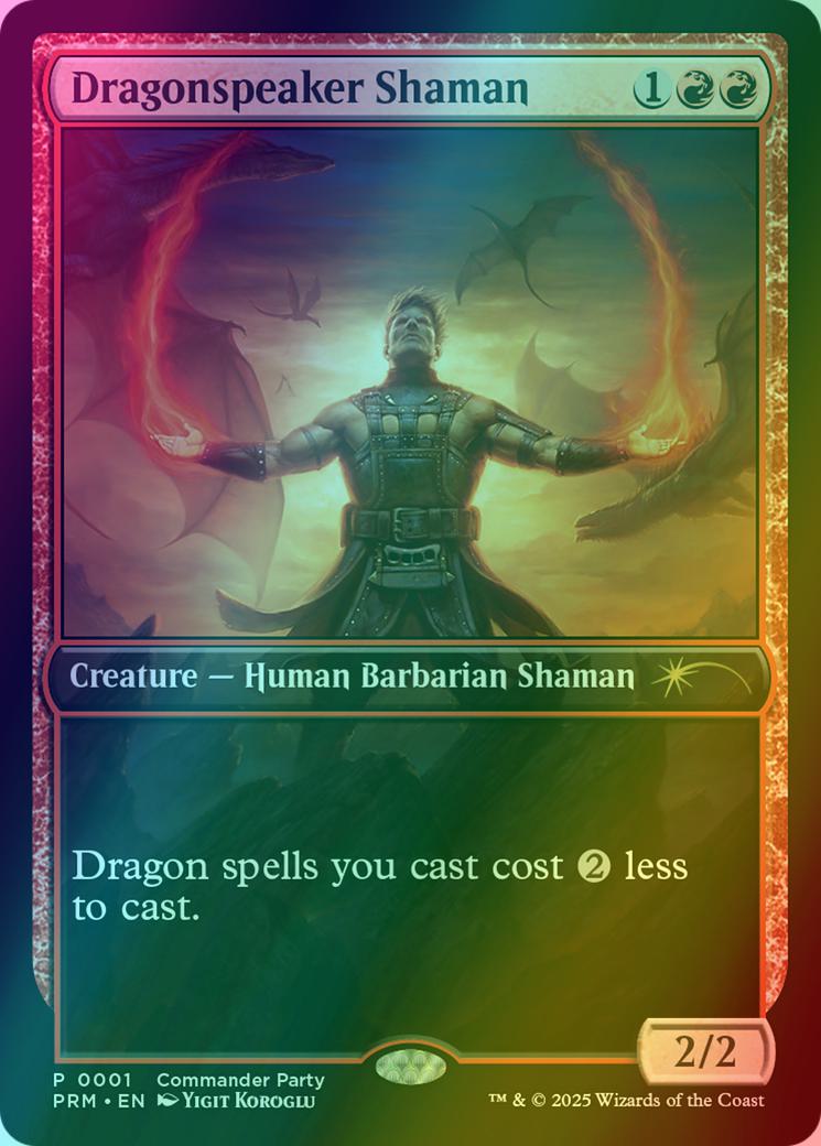 Dragonspeaker Shaman [3] [Commander Party] [Wizards Play Network 2025] [Foil]