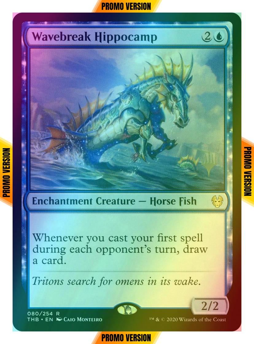 Wavebreak Hippocamp [80p] [Promo Pack] [Theros Beyond Death Promos] [Foil]