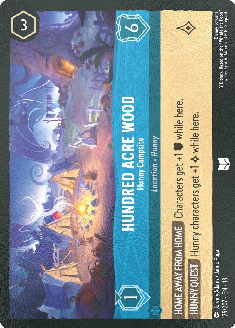 Hundred Acre Wood - Hunny Campsite - 175/204 [Attack of the Vine!] [Cold Foil]