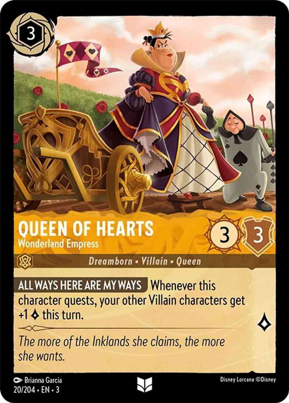 Queen of Hearts - Wonderland Empress - 20/204 [Into the Inklands] [Non-Foil]