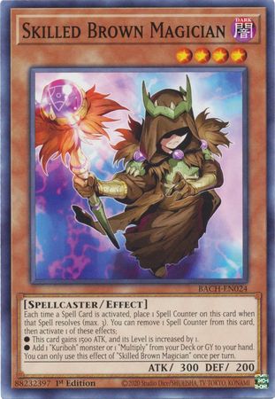 Skilled Brown Magician - BACH-EN024 - Common - 1st Edition