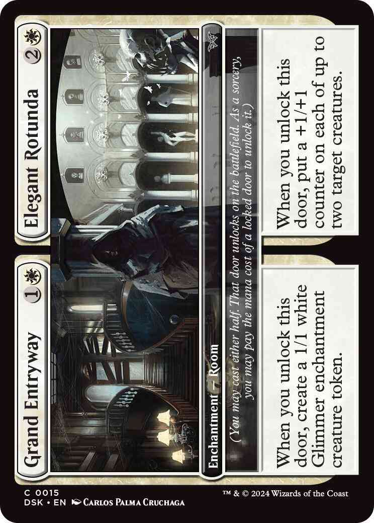 Grand Entryway // Elegant Rotunda [15] [Duskmourn: House of Horror] [Non-Foil]