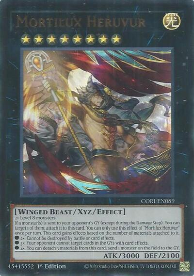 Mortilux Heruvur - CORI-EN089 - Ultra Rare - 1st Edition