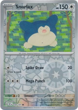 Snorlax - 144/191 - Common [sv08-144] [Reverse Holo]