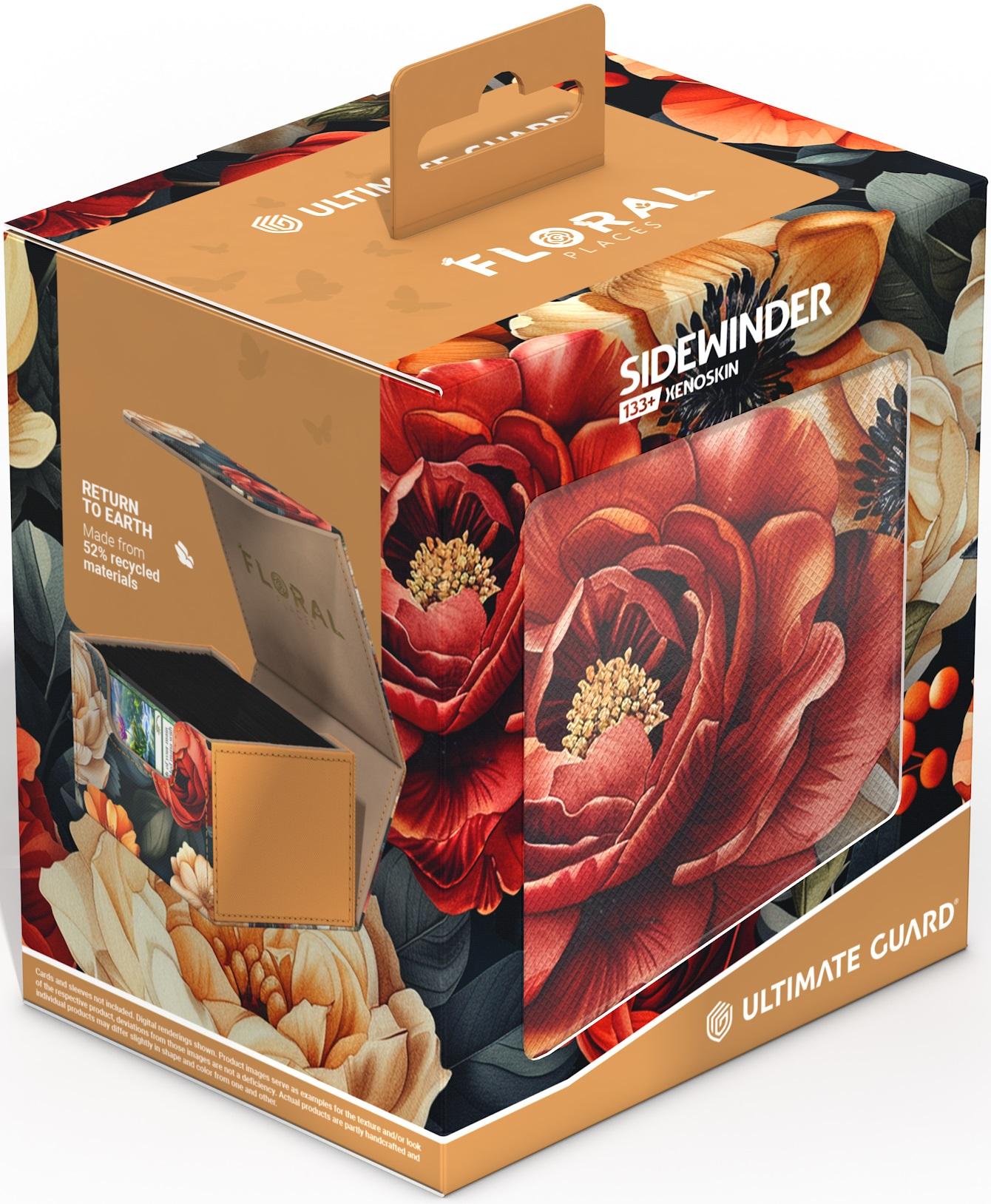 Ultimate Guard Sidewinder XenoSkin Floral Deck Case - 133+ - Secret Garden
