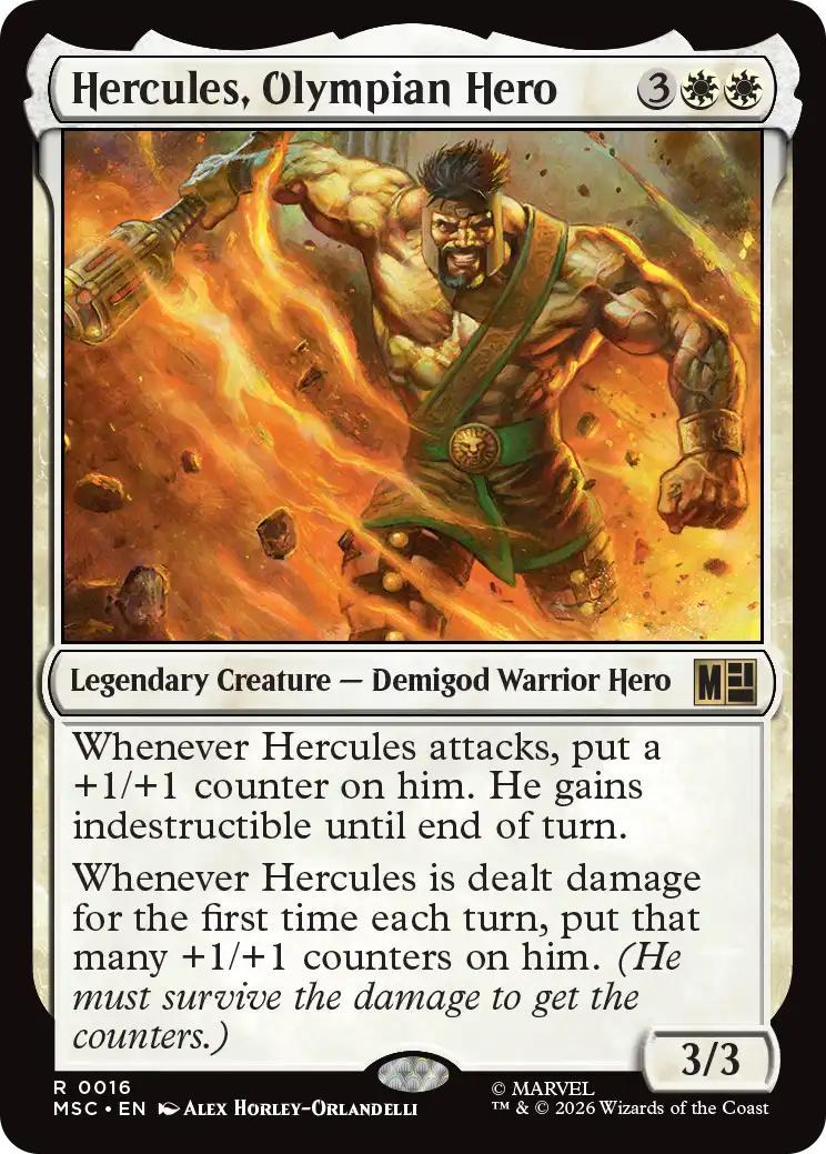 Hercules, Olympian Hero [16] [Marvel Super Heroes: Commander] [Non-Foil]