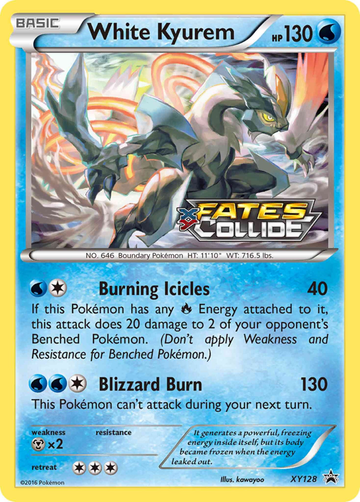 White Kyurem - XY128 - Promo [xyp-XY128] [Holo]