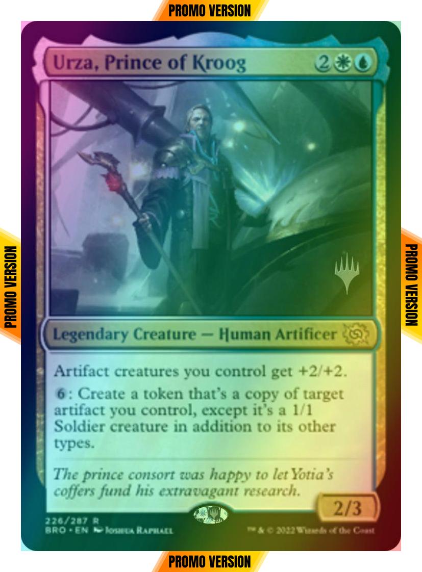 Urza, Prince of Kroog [226p] [Promo Pack] [The Brothers' War: Promos] [Foil]
