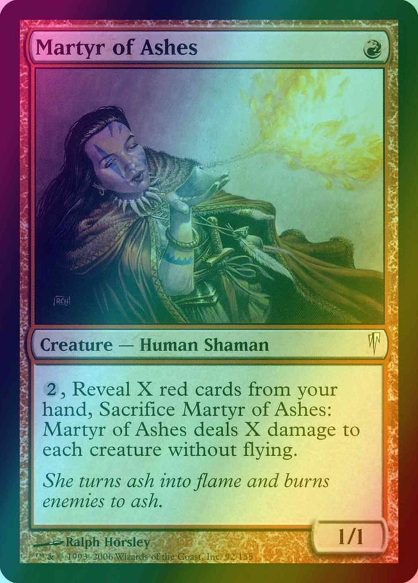 Martyr of Ashes [92] [Coldsnap] [Foil]